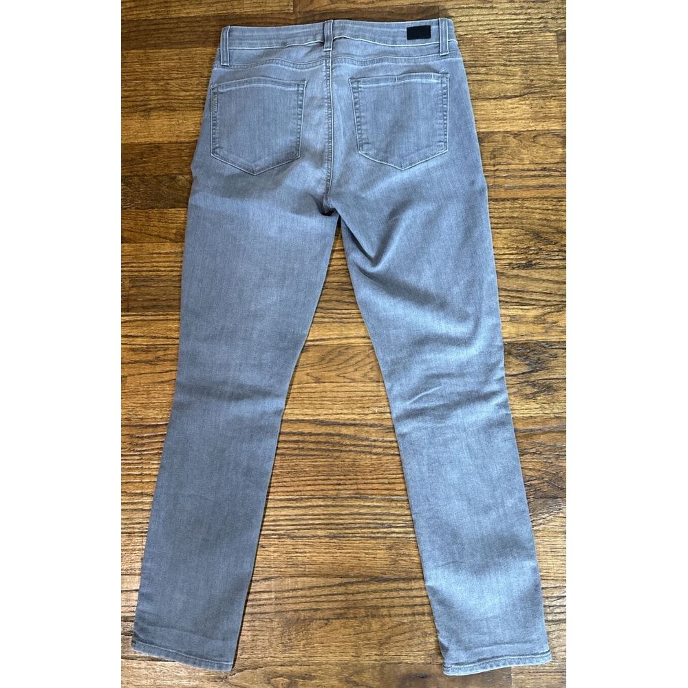 Paige Jeans Women W30X29‎ Gray Denim Skyline Ankle Peg Stretch Mid-Rise Pants - Picture 3 of 14